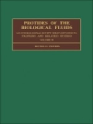 cover image of Protides of the Biological Fluids